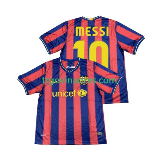 Muški Domaći Dres FC Barcelona Lionel Messi 10 Retro 2009 2010 s Kratkih Rukava Muški Domaći Dres FC Barcelona Lionel Messi 10 Retro 2009 2010 s Kratkih Rukava