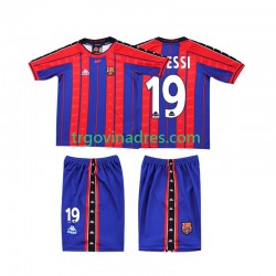 Dječji Domaći Dres FC Barcelona Lionel Messi 19 Retro 1997 1998 s Kratkih Rukava Dječji Domaći Dres FC Barcelona Lionel Messi 19 Retro 1997 1998 s Kratkih Rukava