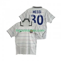 Muški Gostujući Dres FC Barcelona Lionel Messi 30 Retro 2003 2004 s Kratkih Rukava Muški Gostujući Dres FC Barcelona Lionel Messi 30 Retro 2003 2004 s Kratkih Rukava