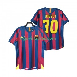 Muški Domaći Dres FC Barcelona Lionel Messi 30 Retro 2005 2006 s Kratkih Rukava Muški Domaći Dres FC Barcelona Lionel Messi 30 Retro 2005 2006 s Kratkih Rukava