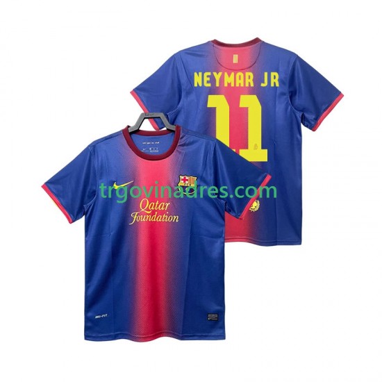 Muški Domaći Dres FC Barcelona Neymar JR 11 Retro 2012 2013 s Kratkih Rukava Muški Domaći Dres FC Barcelona Neymar JR 11 Retro 2012 2013 s Kratkih Rukava