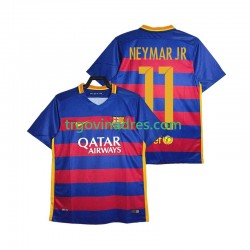 Muški Domaći Dres FC Barcelona Neymar JR 11 Retro 2015-2016 s Kratkih Rukava Muški Domaći Dres FC Barcelona Neymar JR 11 Retro 2015-2016 s Kratkih Rukava