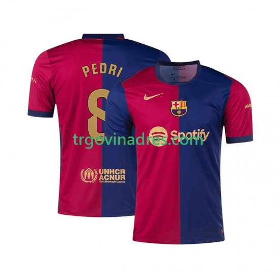 Muški Domaći Dres FC Barcelona PEDRI 8 2024-2025 s Kratkih Rukava