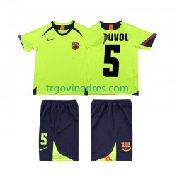 Dječji Gostujući Dres FC Barcelona PUVDL 5 Retro 2005 2006 s Kratkih Rukava Dječji Gostujući Dres FC Barcelona PUVDL 5 Retro 2005 2006 s Kratkih Rukava