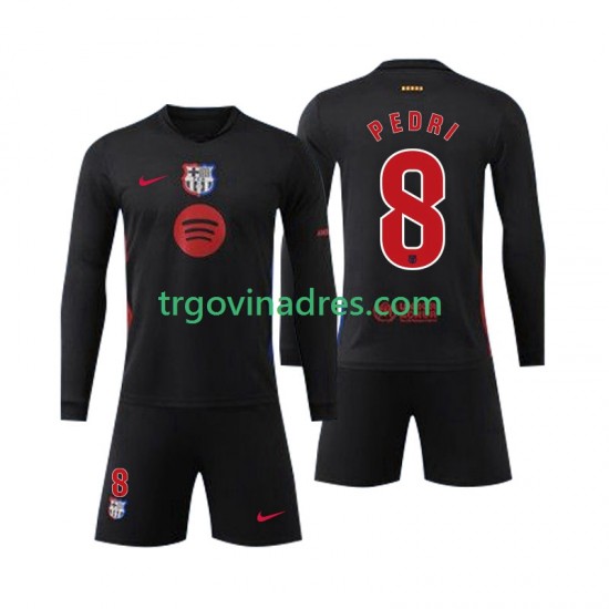 Dječji Gostujući Dres FC Barcelona Pedri 8 2024-2025 s Dugim Rukavima Dječji Gostujući Dres FC Barcelona Pedri 8 2024-2025 s Dugim Rukavima