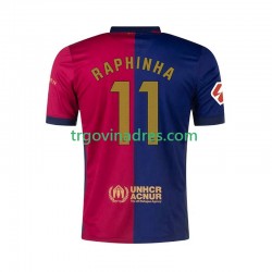 Muški Domaći Dres FC Barcelona RAPHINHA 11 2024-2025 s Kratkih Rukava Muški Domaći Dres FC Barcelona RAPHINHA 11 2024-2025 s Kratkih Rukava