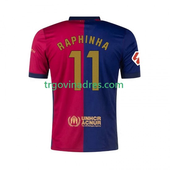 Muški Domaći Dres FC Barcelona RAPHINHA 11 2024-2025 s Kratkih Rukava Muški Domaći Dres FC Barcelona RAPHINHA 11 2024-2025 s Kratkih Rukava