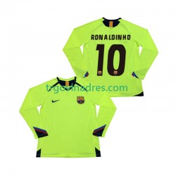 Muški Gostujući Dres FC Barcelona RONALDINHO 10 Retro 2005 2006 s Dugim Rukavima Muški Gostujući Dres FC Barcelona RONALDINHO 10 Retro 2005 2006 s Dugim Rukavima