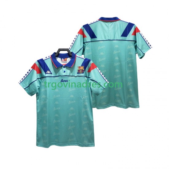 Muški Gostujući Dres FC Barcelona Retro 1992 1995 s Kratkih Rukava Muški Gostujući Dres FC Barcelona Retro 1992 1995 s Kratkih Rukava