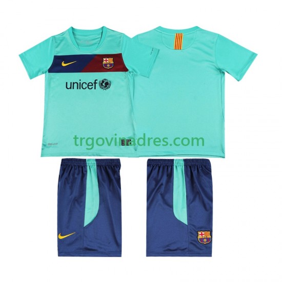 Dječji Gostujući Dres FC Barcelona Retro 2011 2010 s Kratkih Rukava Dječji Gostujući Dres FC Barcelona Retro 2011 2010 s Kratkih Rukava