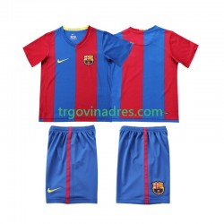 Dječji Domaći Dres FC Barcelona Retro 2007 2006 s Kratkih Rukava Dječji Domaći Dres FC Barcelona Retro 2007 2006 s Kratkih Rukava