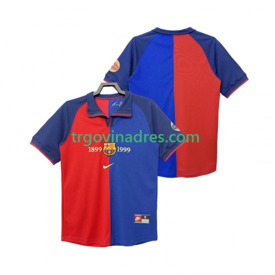 Muški Domaći Dres FC Barcelona Retro 1990 2000 s Kratkih Rukava Muški Domaći Dres FC Barcelona Retro 1990 2000 s Kratkih Rukava