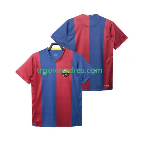Muški Domaći Dres FC Barcelona Retro 2007 2006 s Kratkih Rukava Muški Domaći Dres FC Barcelona Retro 2007 2006 s Kratkih Rukava