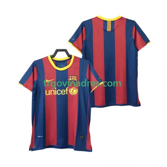 Muški Domaći Dres FC Barcelona Retro 2011 2010 s Kratkih Rukava Muški Domaći Dres FC Barcelona Retro 2011 2010 s Kratkih Rukava
