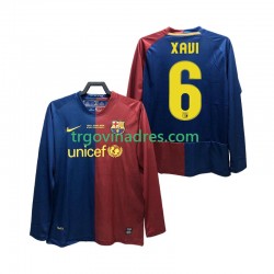 Muški Domaći Dres FC Barcelona XAVI 6 Retro Champions League 2009 2008 s Dugim Rukavima Muški Domaći Dres FC Barcelona XAVI 6 Retro Champions League 2009 2008 s Dugim Rukavima