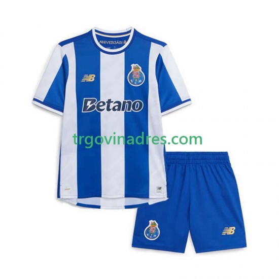 Dječji Domaći Dres FC Porto 2025-2026 s Kratkih Rukava Dječji Domaći Dres FC Porto 2025-2026 s Kratkih Rukava