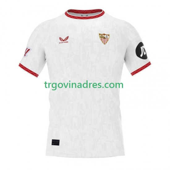 Muški Domaći Dres Sevilla FC 2024 s Kratkih Rukava Muški Domaći Dres Sevilla FC 2024 s Kratkih Rukava