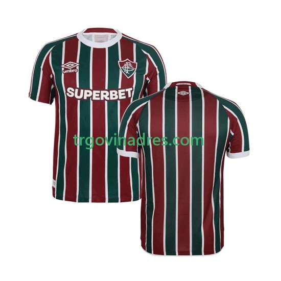 Muški Domaći Dres Fluminense 2025-2026 s Kratkih Rukava Muški Domaći Dres Fluminense 2025-2026 s Kratkih Rukava