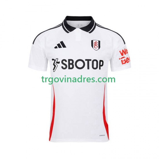 Muški Domaći Dres Fulham 2024-2025 s Kratkih Rukava Muški Domaći Dres Fulham 2024-2025 s Kratkih Rukava