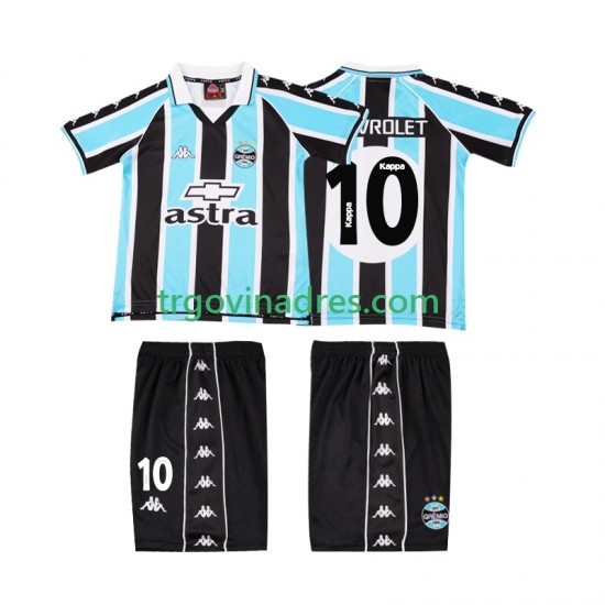 Dječji Domaći Dres Gremio Chevrolet 10 Retro 2000 s Kratkih Rukava Dječji Domaći Dres Gremio Chevrolet 10 Retro 2000 s Kratkih Rukava