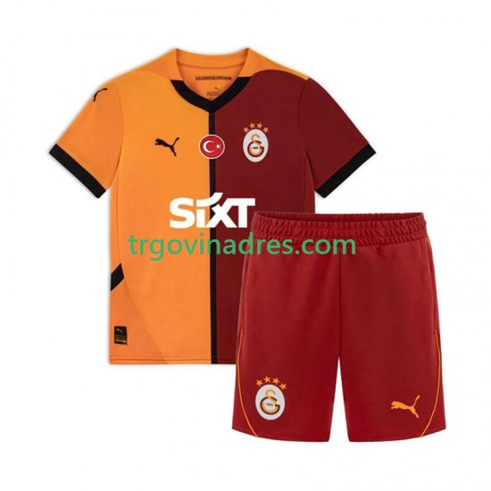 Dječji Domaći Dres Galatasaray 2024-2025 s Kratkih Rukava Dječji Domaći Dres Galatasaray 2024-2025 s Kratkih Rukava