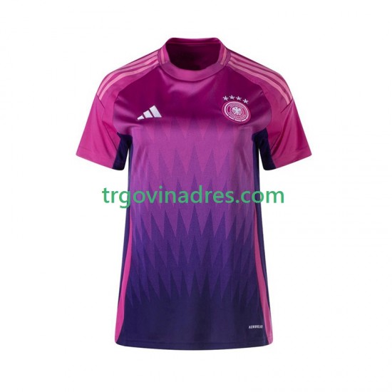 Ženska Gostujući Dres Njemačka Euro 2024 s Kratkih Rukava Ženska Gostujući Dres Njemačka Euro 2024 s Kratkih Rukava