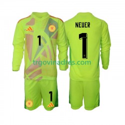 Dječji Gostujući Golmanski Dres Njemačka Manuel Neuer 1 Euro 2024 s Dugim Rukavima Dječji Gostujući Golmanski Dres Njemačka Manuel Neuer 1 Euro 2024 s Dugim Rukavima