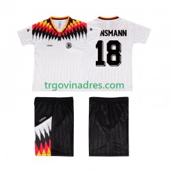 Dječji Domaći Dres Njemačka KLINSMANN 18 Retro 1994 s Kratkih Rukava Dječji Domaći Dres Njemačka KLINSMANN 18 Retro 1994 s Kratkih Rukava