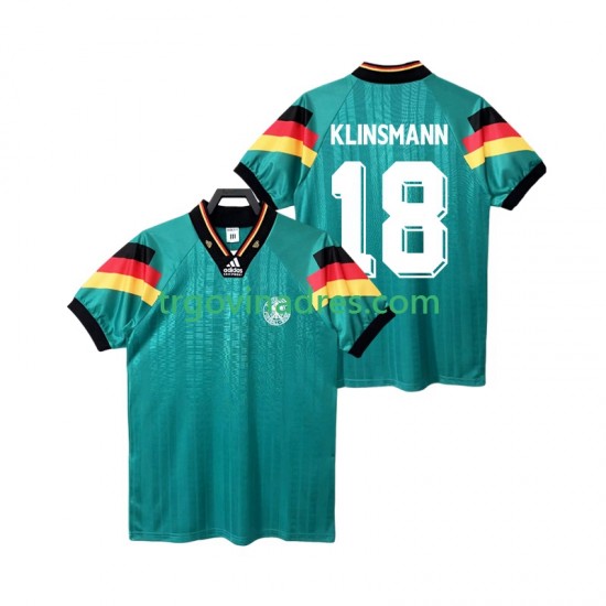 Muški Gostujući Dres Njemačka KLINSMANN 18 Retro 1992 s Kratkih Rukava Muški Gostujući Dres Njemačka KLINSMANN 18 Retro 1992 s Kratkih Rukava