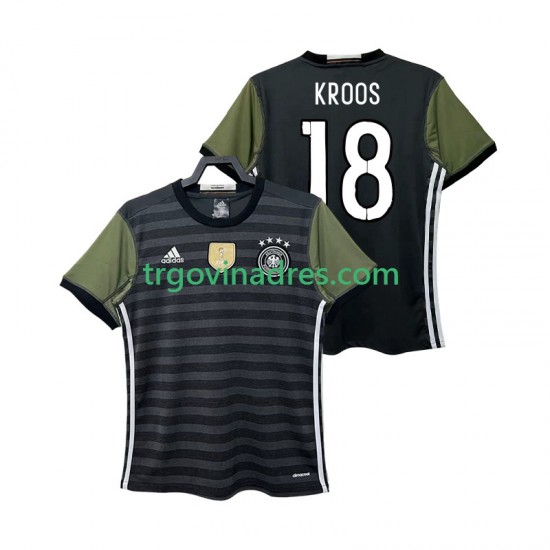 Muški Gostujući Dres Njemačka KROOS 18 Retro 2016 s Kratkih Rukava Muški Gostujući Dres Njemačka KROOS 18 Retro 2016 s Kratkih Rukava