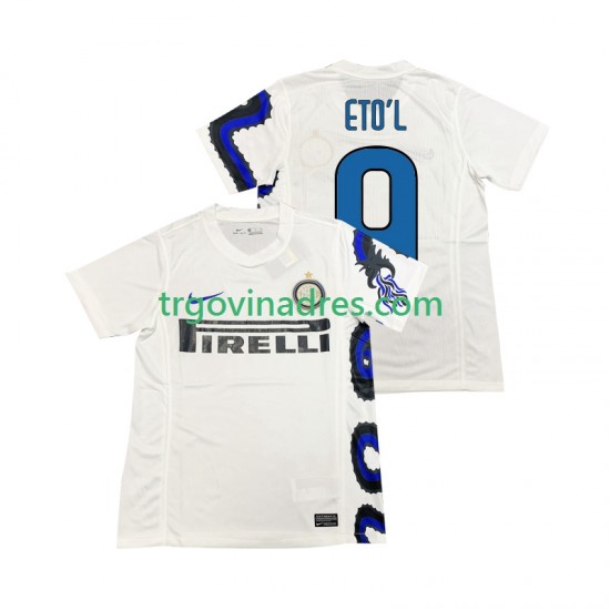 Muški Gostujući Dres Inter Milan ETOL 9 Retro 2011 2010 s Kratkih Rukava Muški Gostujući Dres Inter Milan ETOL 9 Retro 2011 2010 s Kratkih Rukava