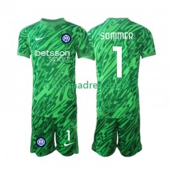 Dječji Domaći Golmanski Dres Inter Milan Yann Sommer 1 2024-2025 s Kratkih Rukava Dječji Domaći Golmanski Dres Inter Milan Yann Sommer 1 2024-2025 s Kratkih Rukava