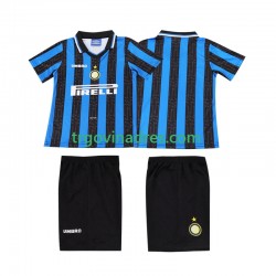 Dječji Domaći Dres Inter Milan Retro 1997 1998 s Kratkih Rukava Dječji Domaći Dres Inter Milan Retro 1997 1998 s Kratkih Rukava