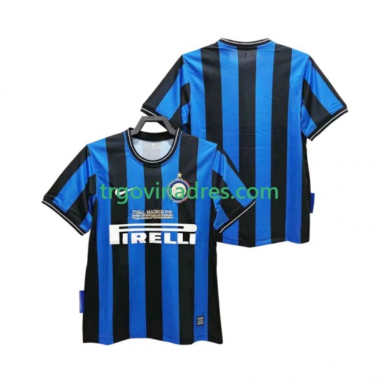 Muški Domaći Dres Inter Milan Retro 2009 2010 s Kratkih Rukava Muški Domaći Dres Inter Milan Retro 2009 2010 s Kratkih Rukava