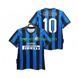 Muški Domaći Dres Inter Milan SNEIJDER 10 Retro 2009 2010 s Kratkih Rukava Muški Domaći Dres Inter Milan SNEIJDER 10 Retro 2009 2010 s Kratkih Rukava