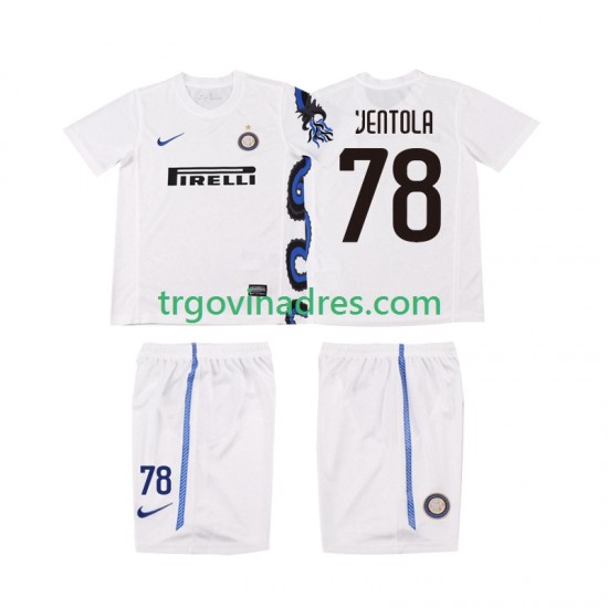 Dječji Gostujući Dres Inter Milan VENTOLA 78 Retro 2011 2010 s Kratkih Rukava Dječji Gostujući Dres Inter Milan VENTOLA 78 Retro 2011 2010 s Kratkih Rukava