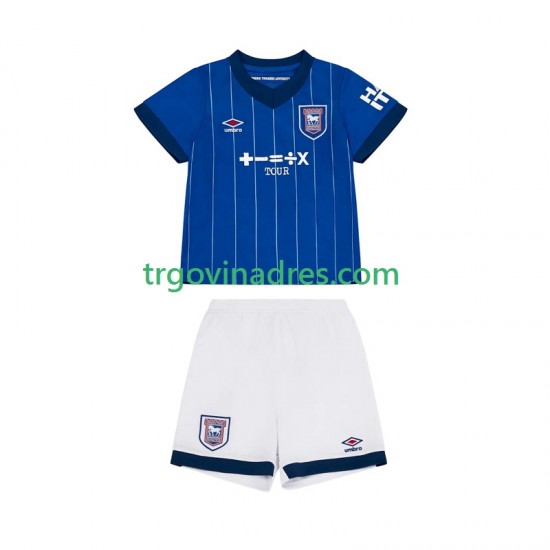 Dječji Domaći Dres Ipswich Town 2024-2025 s Kratkih Rukava Dječji Domaći Dres Ipswich Town 2024-2025 s Kratkih Rukava