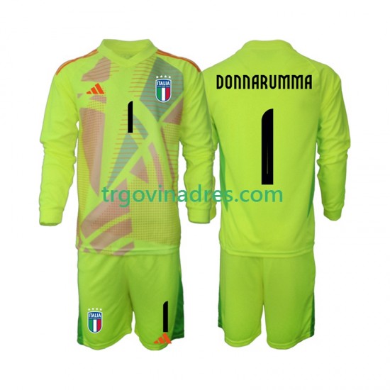 Dječji Domaći Golmanski Dres Italija Donnarumma 1 Euro 2024 s Dugim Rukavima Dječji Domaći Golmanski Dres Italija Donnarumma 1 Euro 2024 s Dugim Rukavima