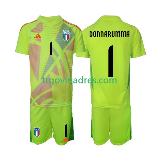 Dječji Domaći Golmanski Dres Italija Donnarumma 1 Euro 2024 s Kratkih Rukava Dječji Domaći Golmanski Dres Italija Donnarumma 1 Euro 2024 s Kratkih Rukava