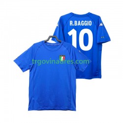 Muški Domaći Dres Italija Roberto Baggio 10 Retro 2000 s Kratkih Rukava Muški Domaći Dres Italija Roberto Baggio 10 Retro 2000 s Kratkih Rukava