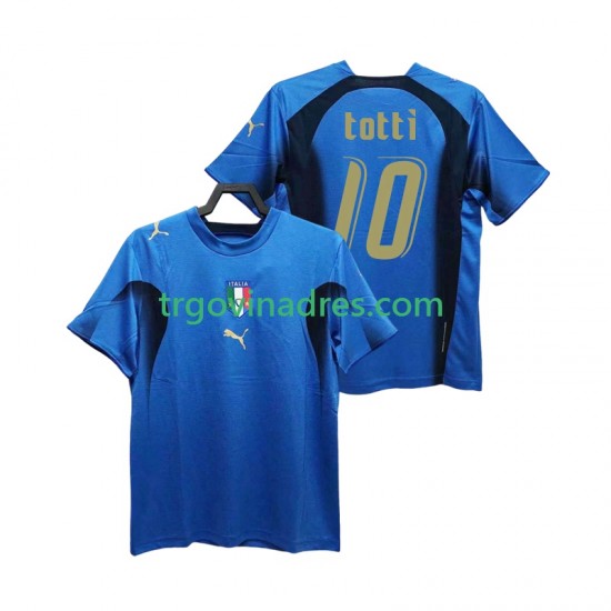 Muški Domaći Dres Italija Totti 20 Retro 2006 s Kratkih Rukava Muški Domaći Dres Italija Totti 20 Retro 2006 s Kratkih Rukava