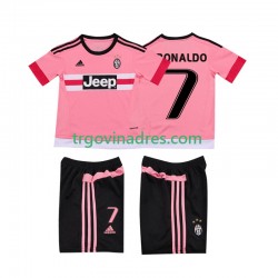 Dječji Gostujući Dres Juventus Cristiano RONALDO 7 Retro 2015 2016 s Kratkih Rukava Dječji Gostujući Dres Juventus Cristiano RONALDO 7 Retro 2015 2016 s Kratkih Rukava