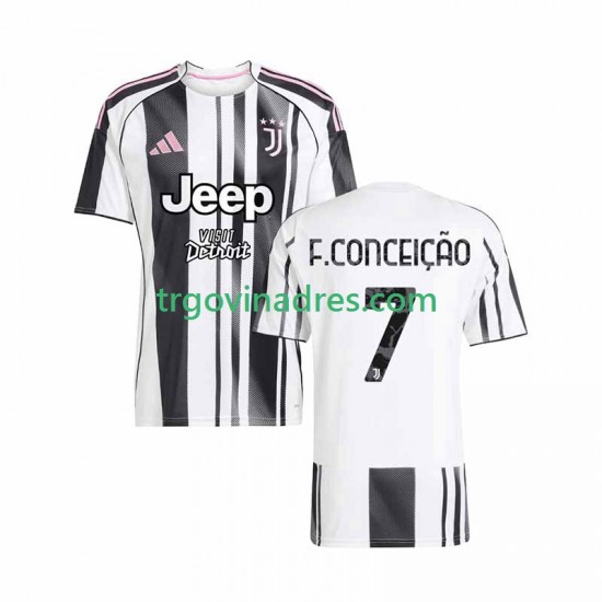 Muški Domaći Dres Juventus Francisco Conceicao 7 2025-2026 s Kratkih Rukava Muški Domaći Dres Juventus Francisco Conceicao 7 2025-2026 s Kratkih Rukava