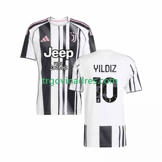 Muški Domaći Dres Juventus Kenan Yildiz 10 2025-2026 s Kratkih Rukava Muški Domaći Dres Juventus Kenan Yildiz 10 2025-2026 s Kratkih Rukava