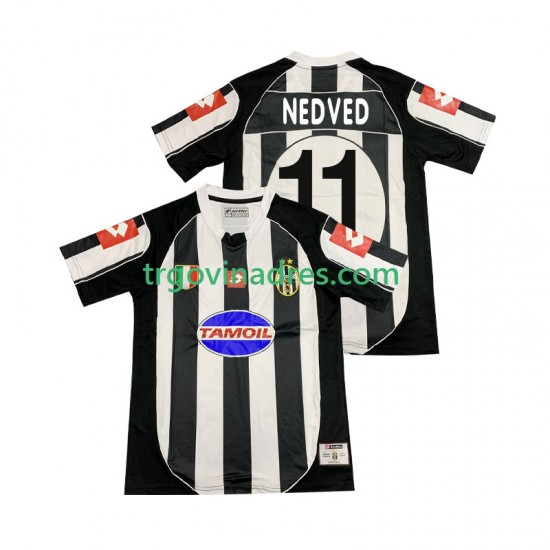 Muški Domaći Dres Juventus NEDVED 11 Retro 2003 2002 s Kratkih Rukava Muški Domaći Dres Juventus NEDVED 11 Retro 2003 2002 s Kratkih Rukava