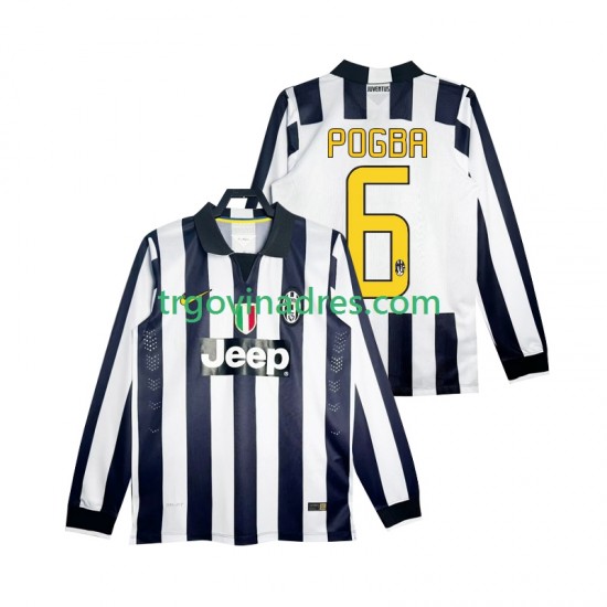 Muški Domaći Dres Juventus Pogba 6 Retro 2014 2015 s Dugim Rukavima Muški Domaći Dres Juventus Pogba 6 Retro 2014 2015 s Dugim Rukavima