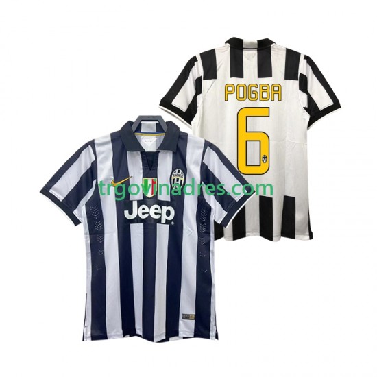Muški Domaći Dres Juventus Pogba 6 Retro 2014 2015 s Kratkih Rukava Muški Domaći Dres Juventus Pogba 6 Retro 2014 2015 s Kratkih Rukava