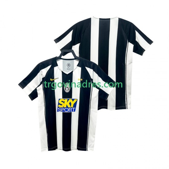 Muški Domaći Dres Juventus Retro 2005 2004 s Kratkih Rukava Muški Domaći Dres Juventus Retro 2005 2004 s Kratkih Rukava