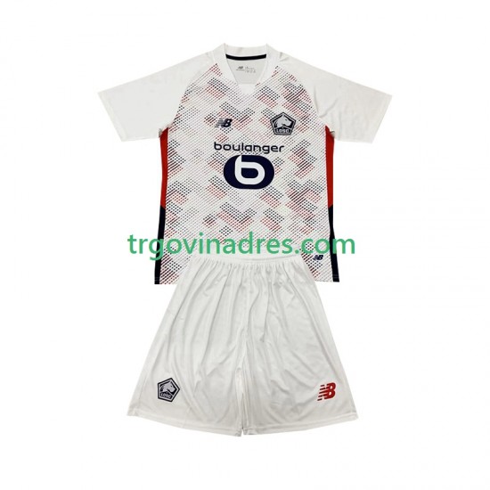 Dječji Gostujući Dres LOSC Lille 2024-2025 s Kratkih Rukava Dječji Gostujući Dres LOSC Lille 2024-2025 s Kratkih Rukava