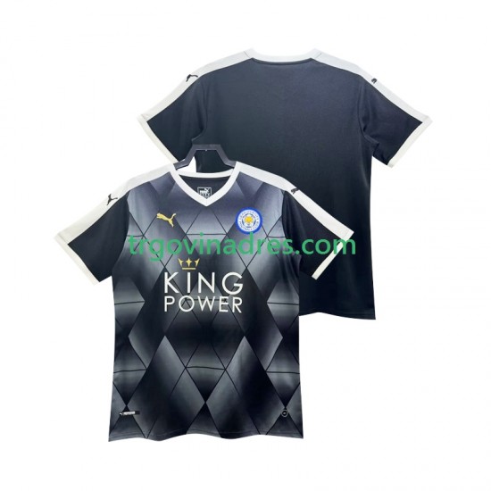 Muški Gostujući Dres Leicester City Retro 2014 2015 s Kratkih Rukava Muški Gostujući Dres Leicester City Retro 2014 2015 s Kratkih Rukava